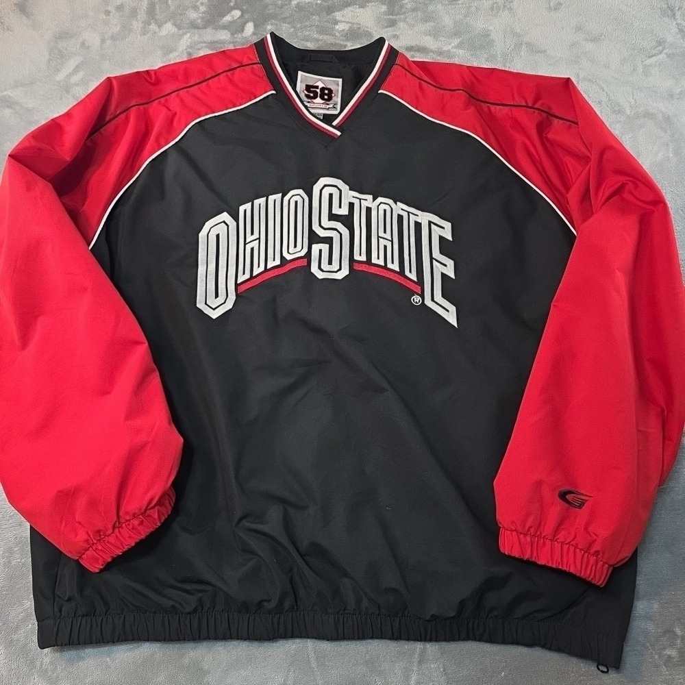 The Ohio State‎ University Men's Pullover Size 2XL Big Logo Embroidered Front...